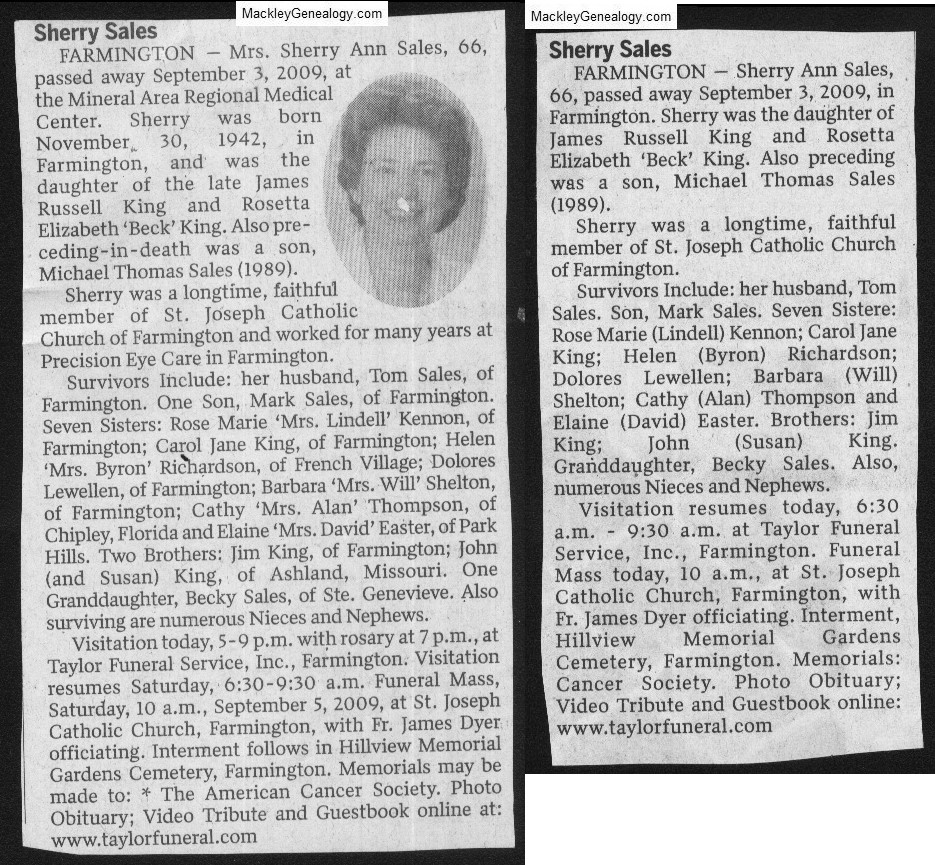 Obit_Display Page